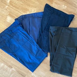 4 pairs of mens dress pants